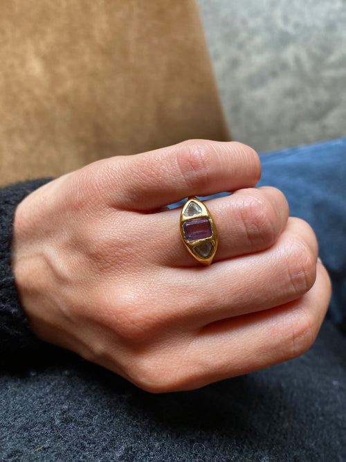 Anillo con sonidos de sirena - Oro