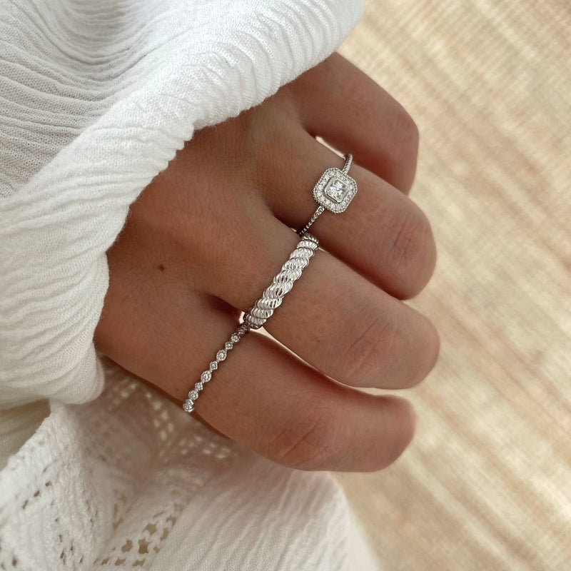 Bague "Tiffany" argent-Bagues-Instants Plaisirs - Bijoux-Instants Plaisirs | Bijoux