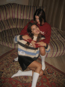 Mailles À Rayures Rouges