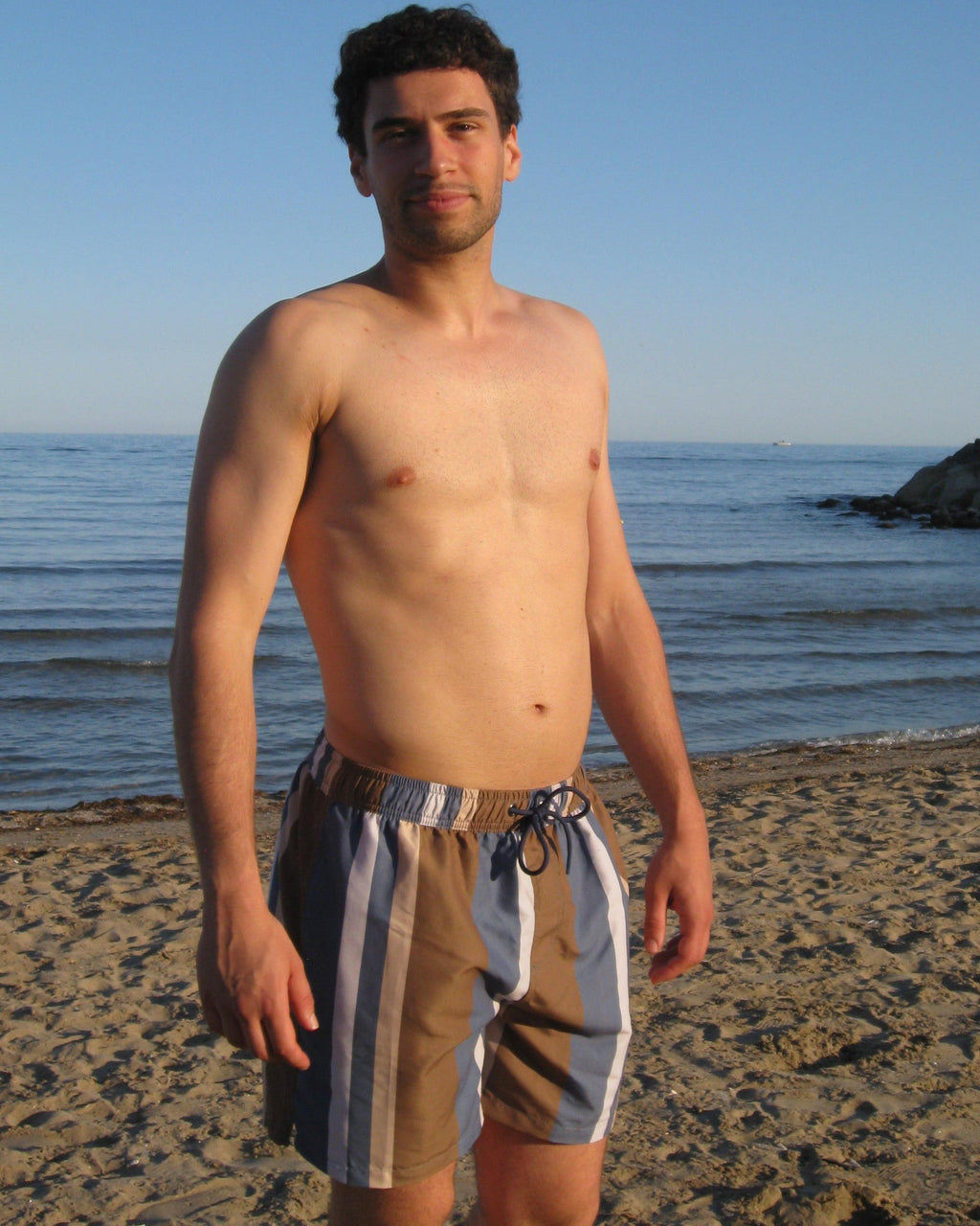 Maillot De Bain Homme - Rayures Vintage