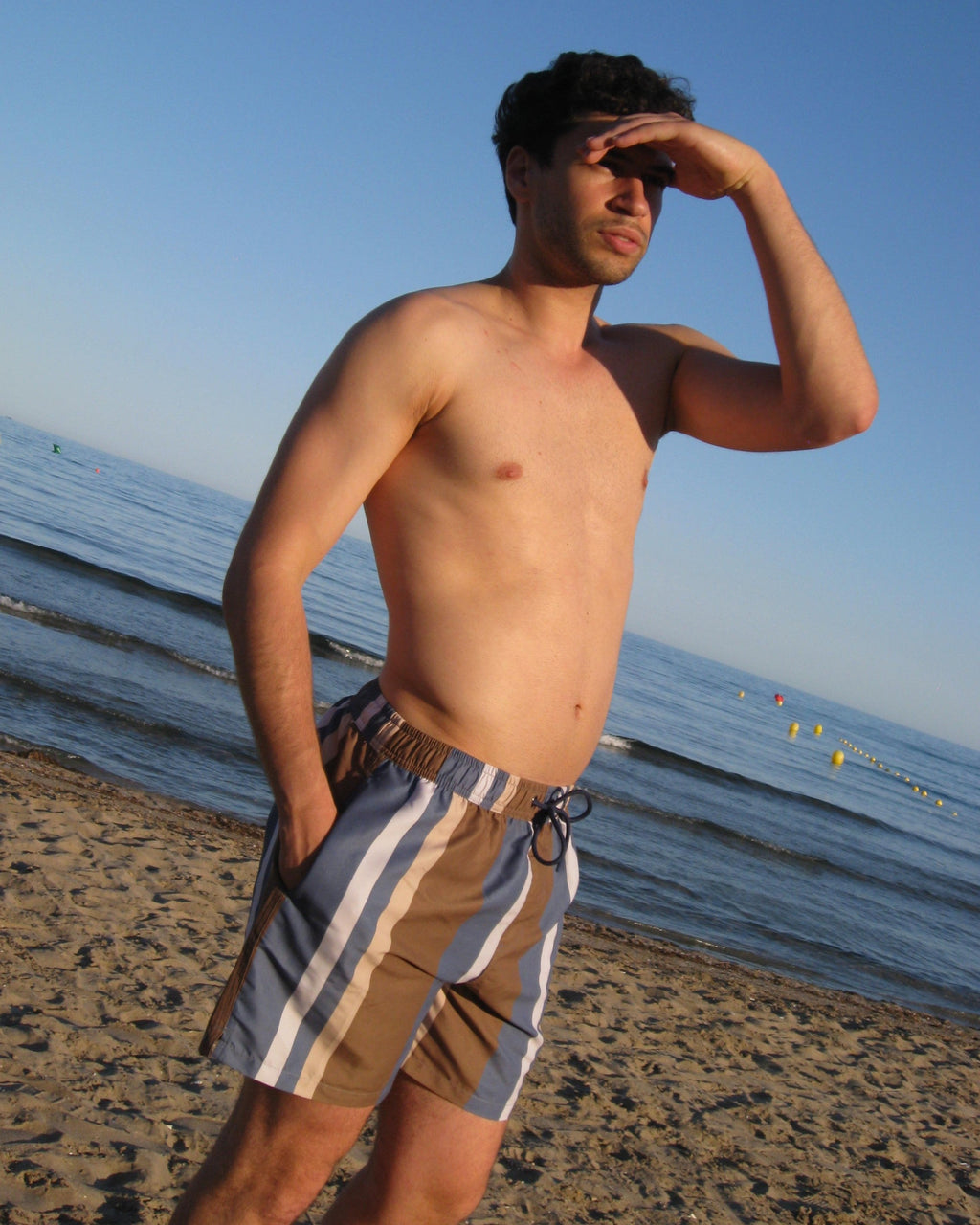 Maillot De Bain Homme - Rayures Vintage