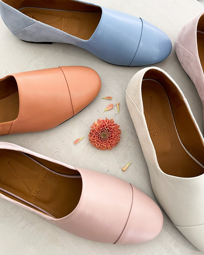 Cotton Slip-on Leather and Suede - Lachoix