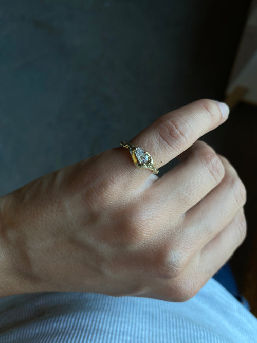Anillo Un hechizo de amor - Chapado en oro
