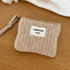 Petite Pochette Amour - taupe