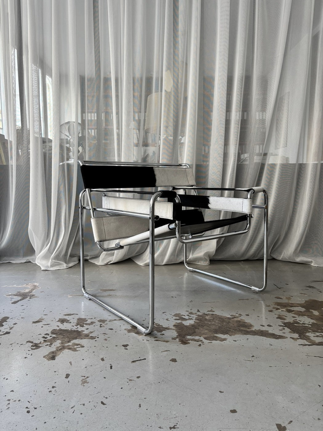 "Wassily" armchair by Marcel Breuer for Gavina