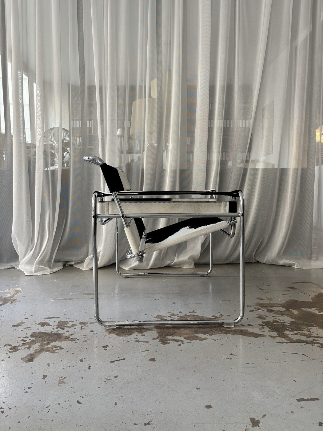 "Wassily" armchair by Marcel Breuer for Gavina
