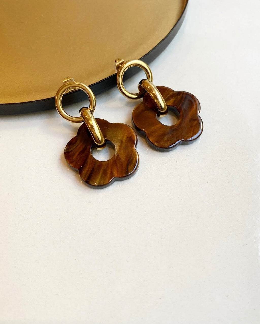 Boucles D'Oreilles Dahlia