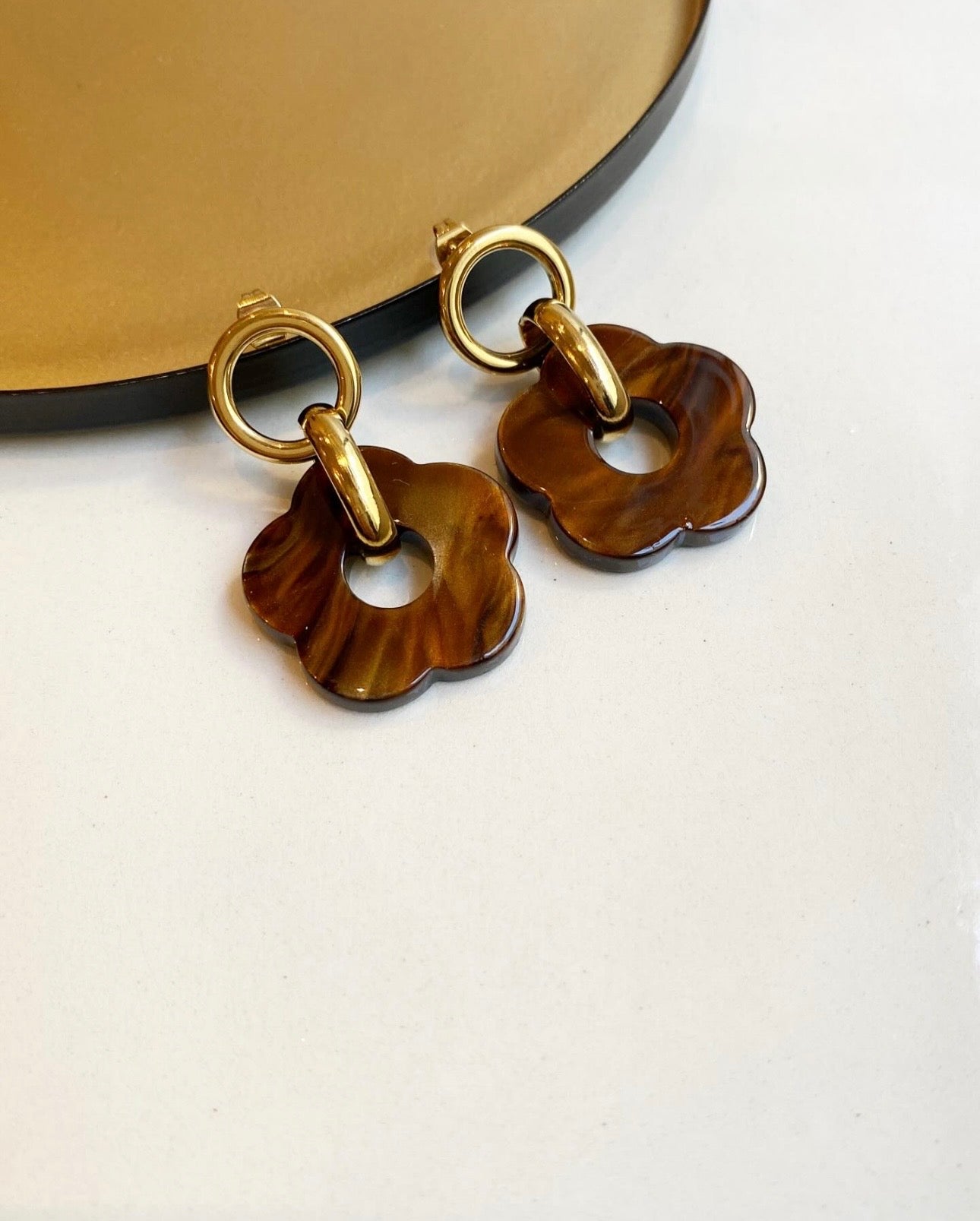 Boucles D'Oreilles Dahlia