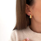 Boucles d'oreilles "Mini Gaia" acier-Boucles d'oreilles-instants-plaisirs-Instants Plaisirs | Bijoux