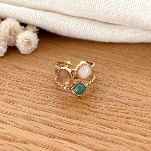 Anillo de acero “Naïa”