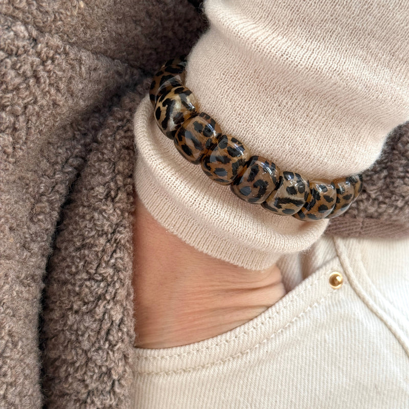 Bracelet "Alia" Léopard