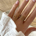 Anillo de acero “Sevane”-Anillos-Instants Plaisirs • Joyas-Instants Plaisirs | Joyas