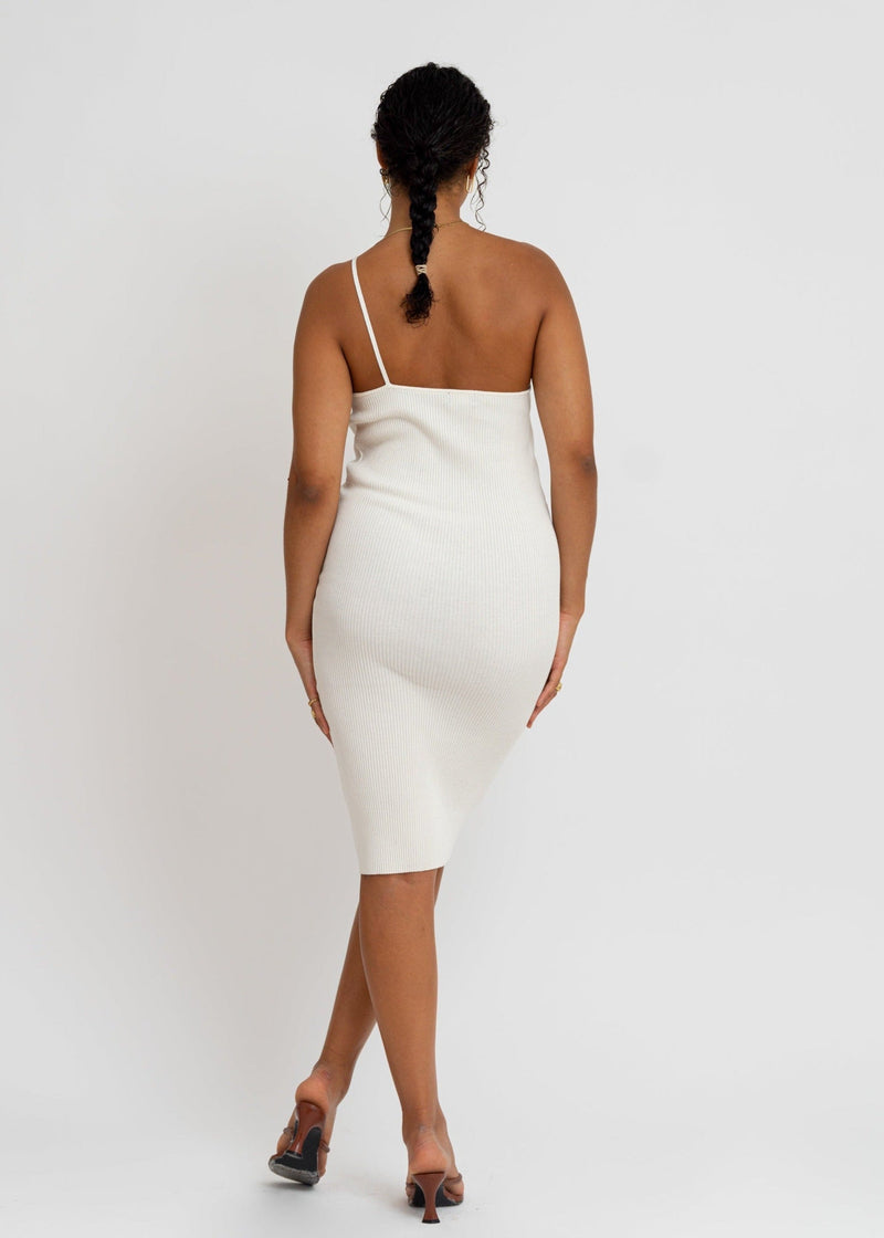 Robe Nassau Long Knit - Cream White