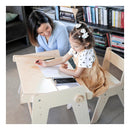 Duo Table & Chaise Évolutives – Nature