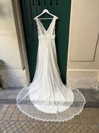 Abito Da Sposa Pénélope - Bianco Seta