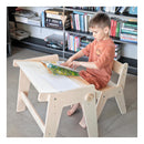 Duo Table & Chaise Évolutives – Nature