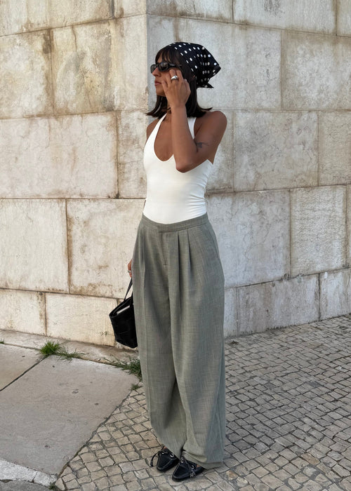 Pantalon Moss Relaxed Wide-Leg Trousers