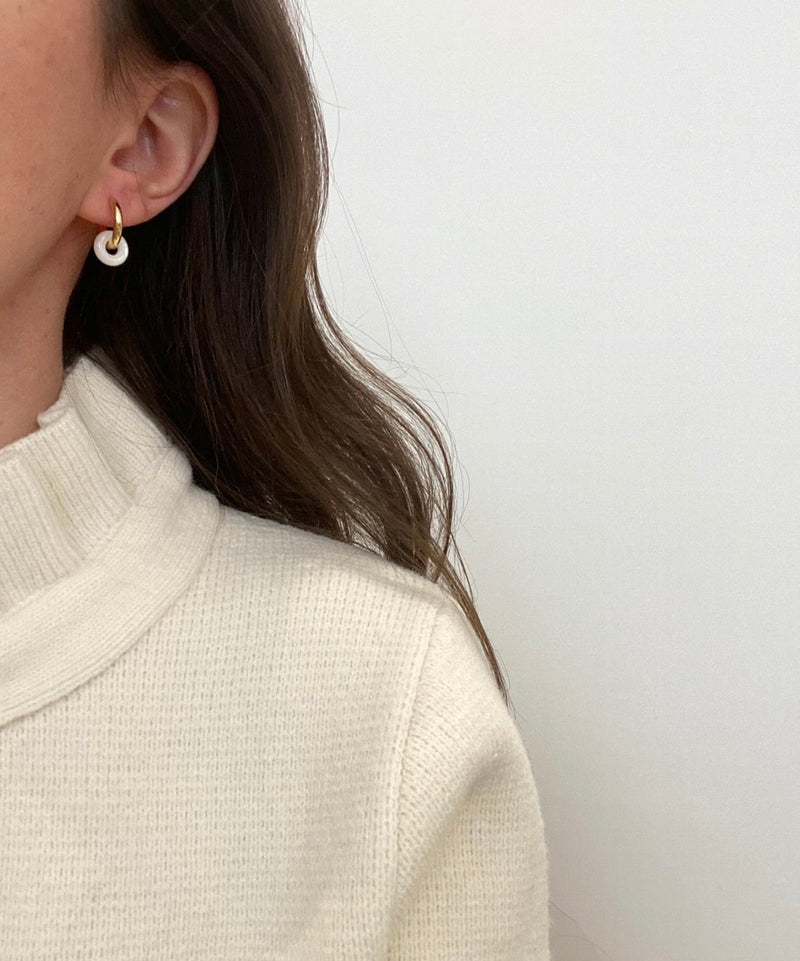 Madeleine hoop earrings