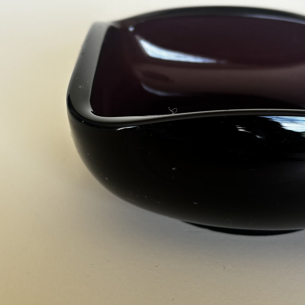 Vide Poche En Verre Violet