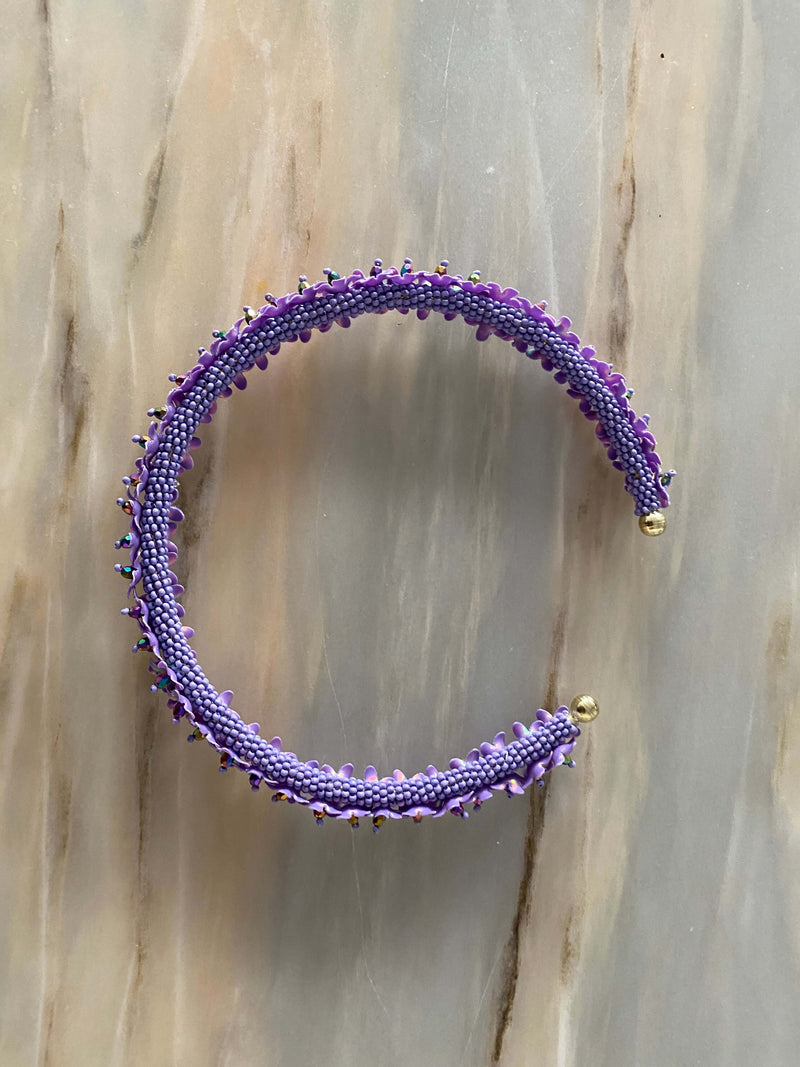 Lilac Flower Necklace - Heimstone X Olivia Dar