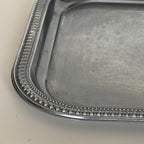Silver-Plated Metal Tray