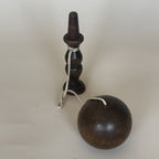 Bilboquet En Bois Vintage