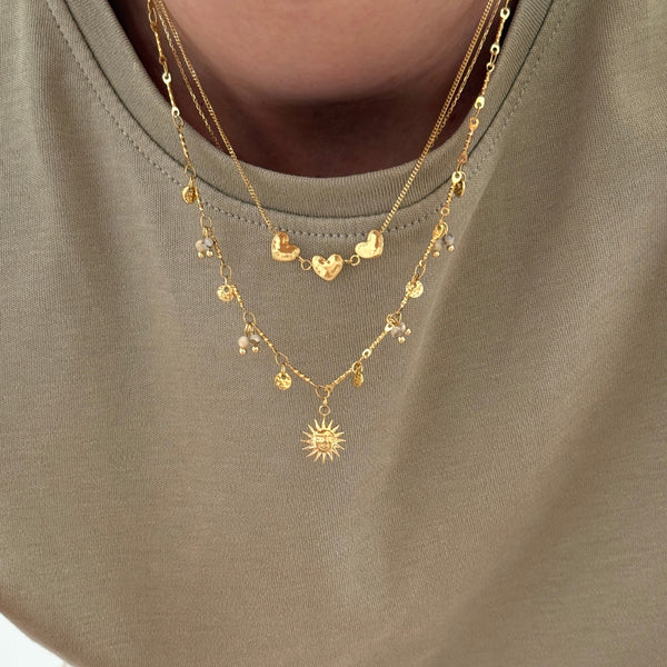 “Judie” steel necklace