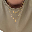 Collier "Soleil" jaspe acier