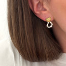 Boucles d'oreilles "Elly" acier