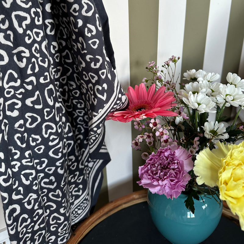 Foulard Adulte Leo Gris 100Cm