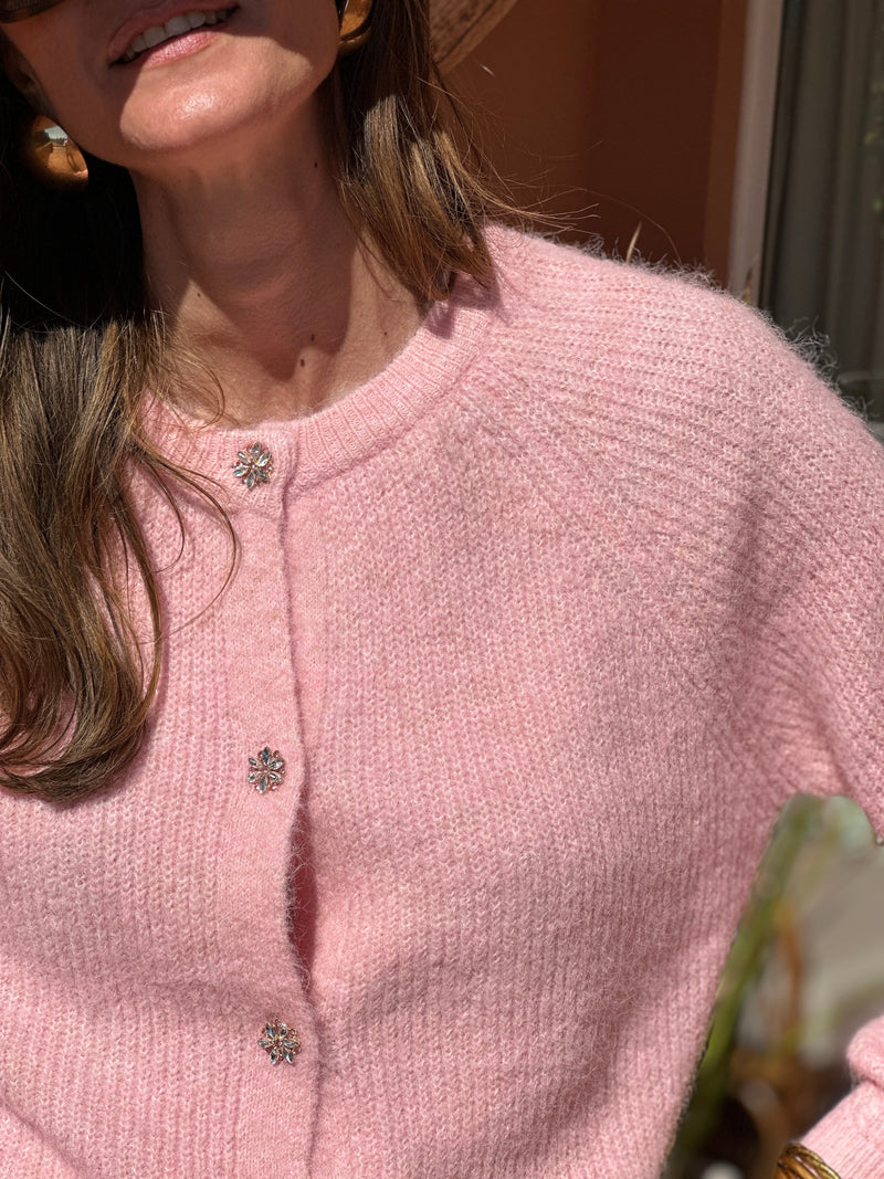 Cardigan Oxane - Rose