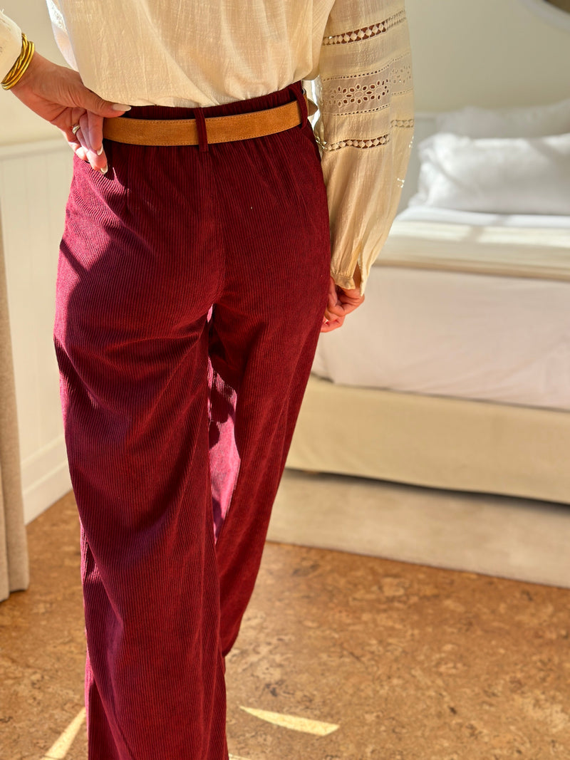 Pantalon Cayenne - Bordeaux