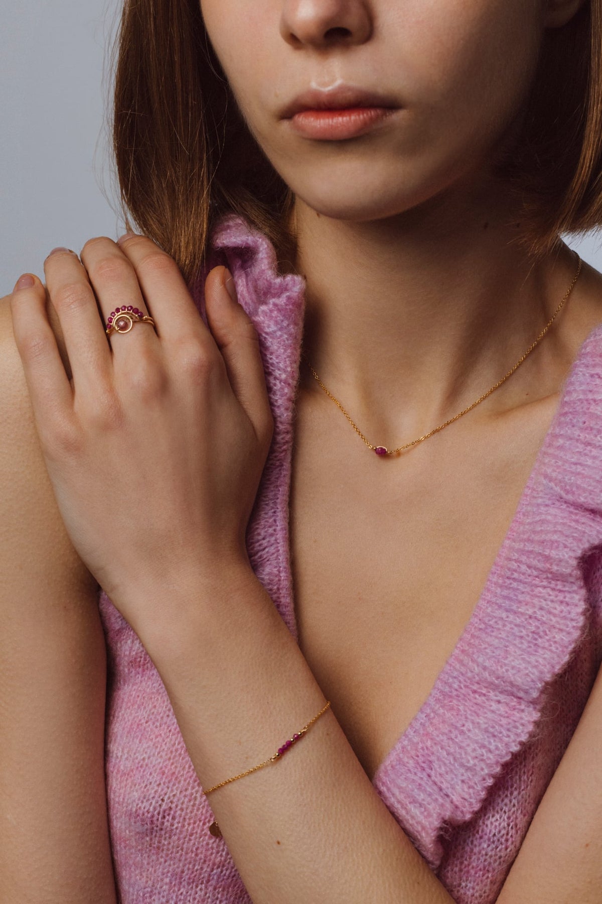 Halsband Stella - Rubin