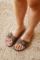 Sandalias Toronto Veganas Marrón Oscuro