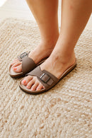 Sandalias Toronto Veganas Marrón Oscuro