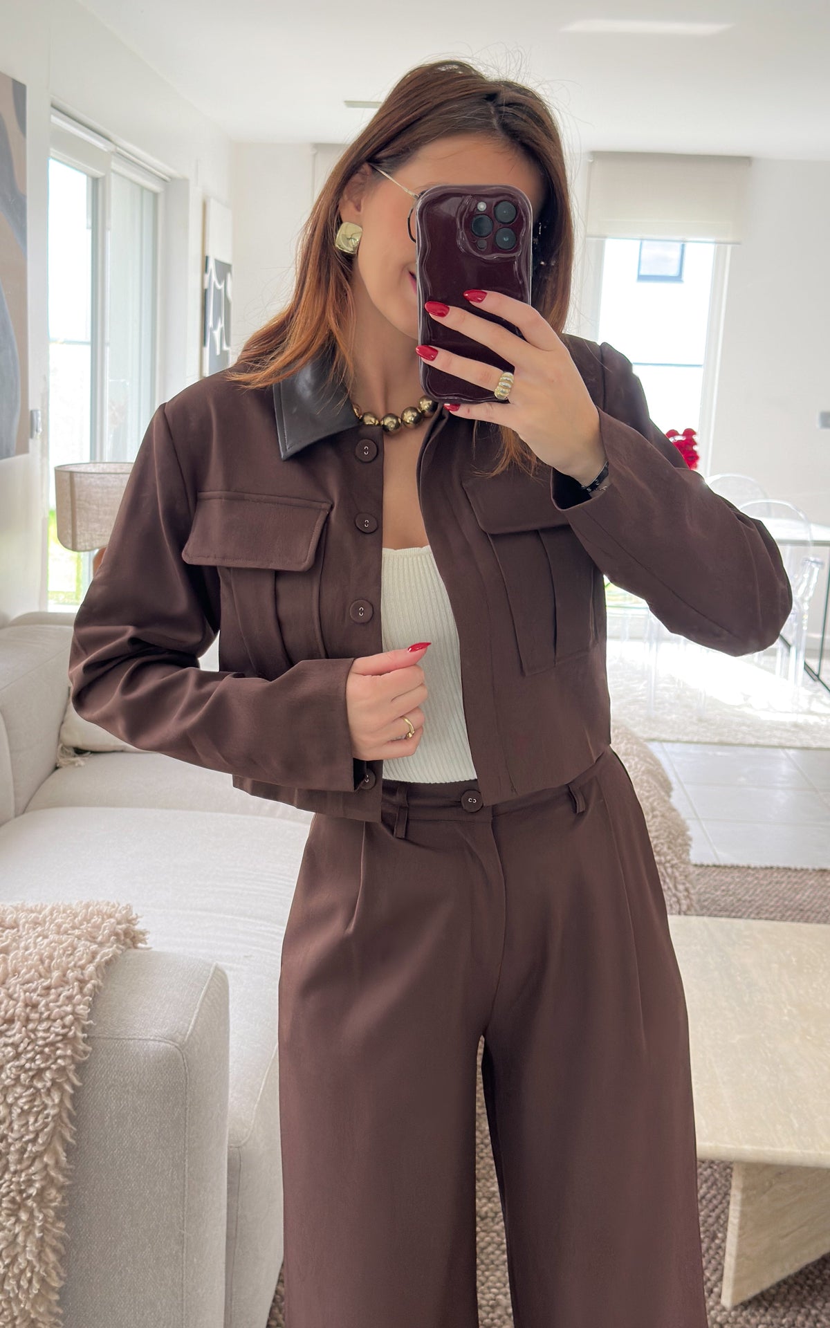 Chaqueta Brunelle - Chocolate