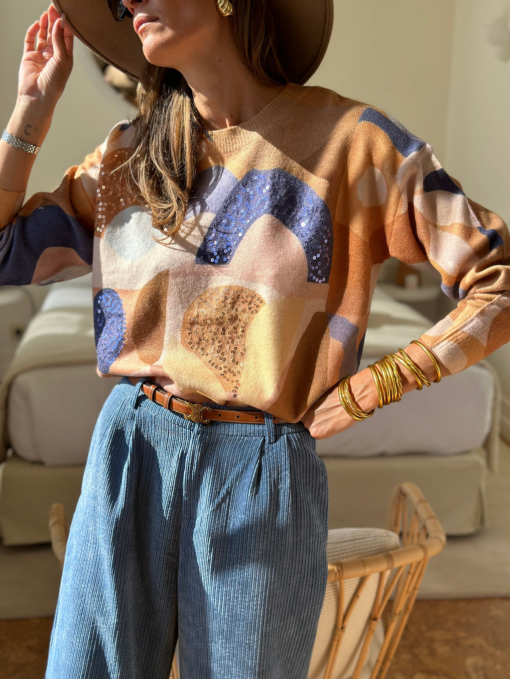 Pantalón Avaline - Azul