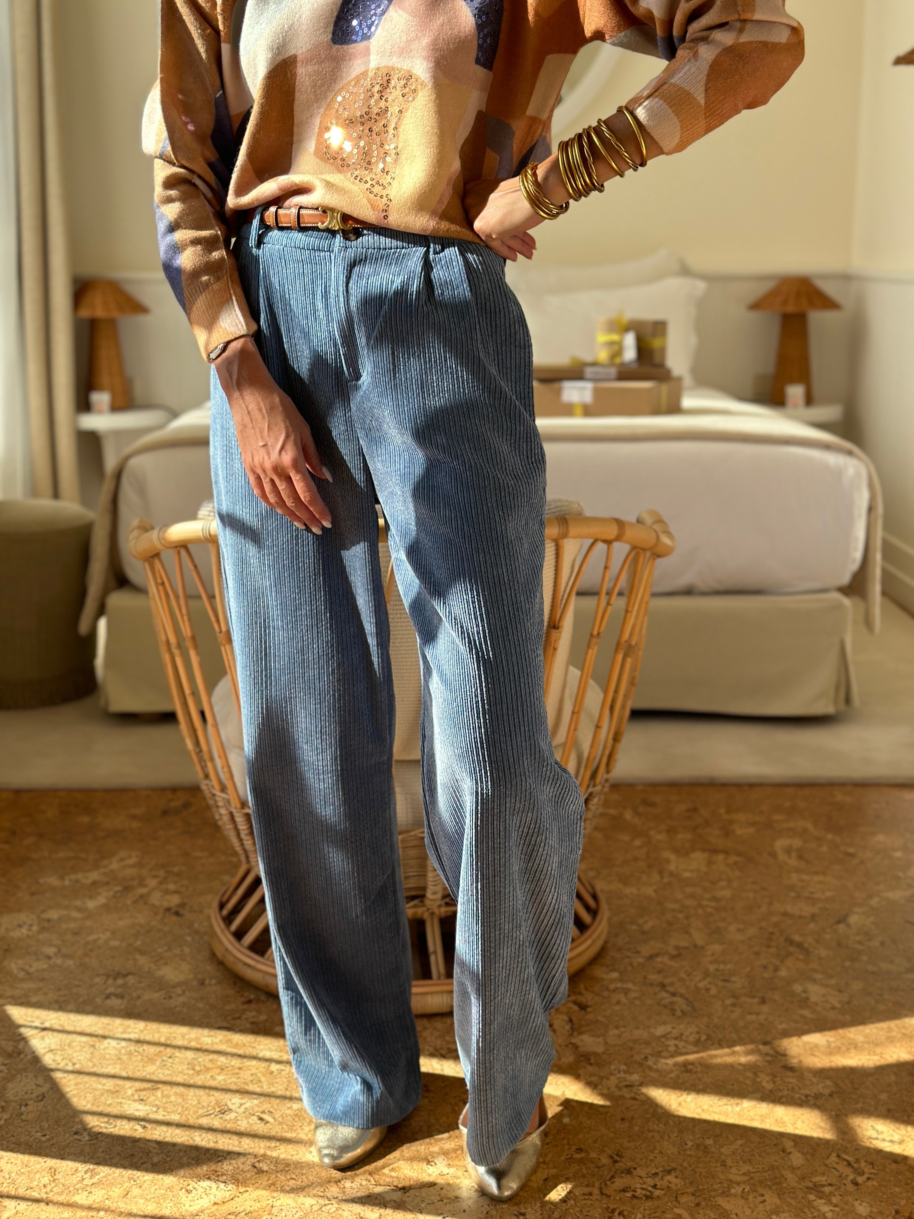 Pantalón Avaline - Azul