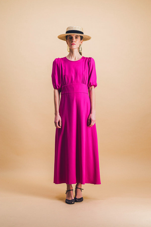 Madeleine Cyclamen Dress