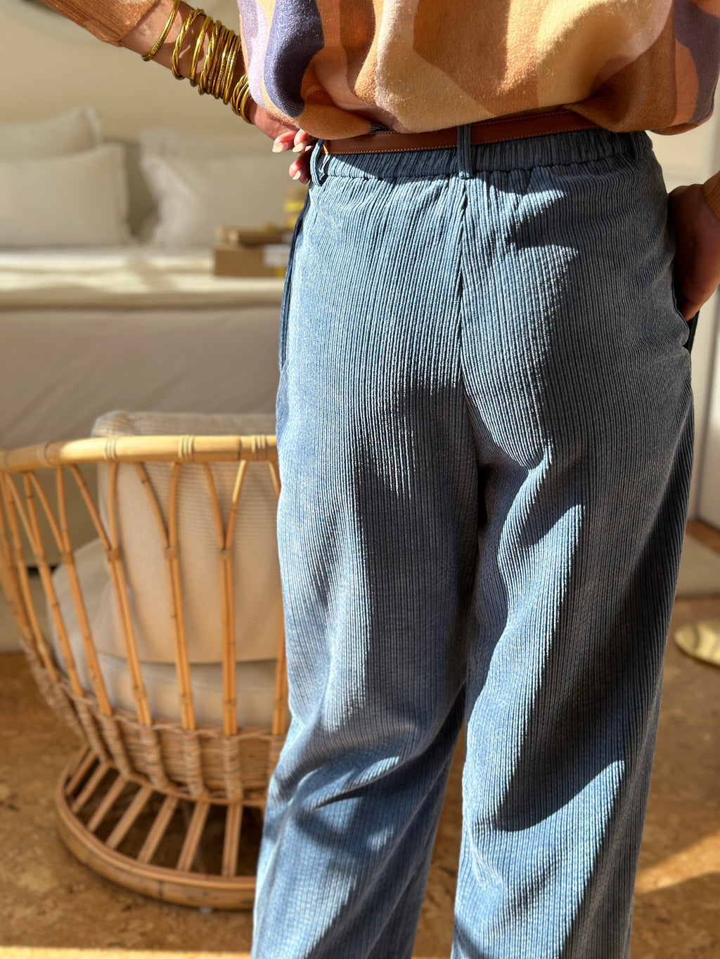 Pantalón Avaline - Azul