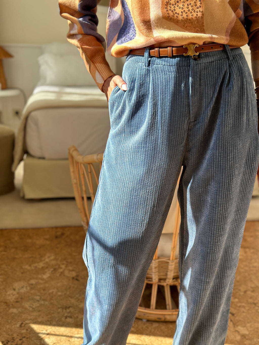 Pantalón Avaline - Azul