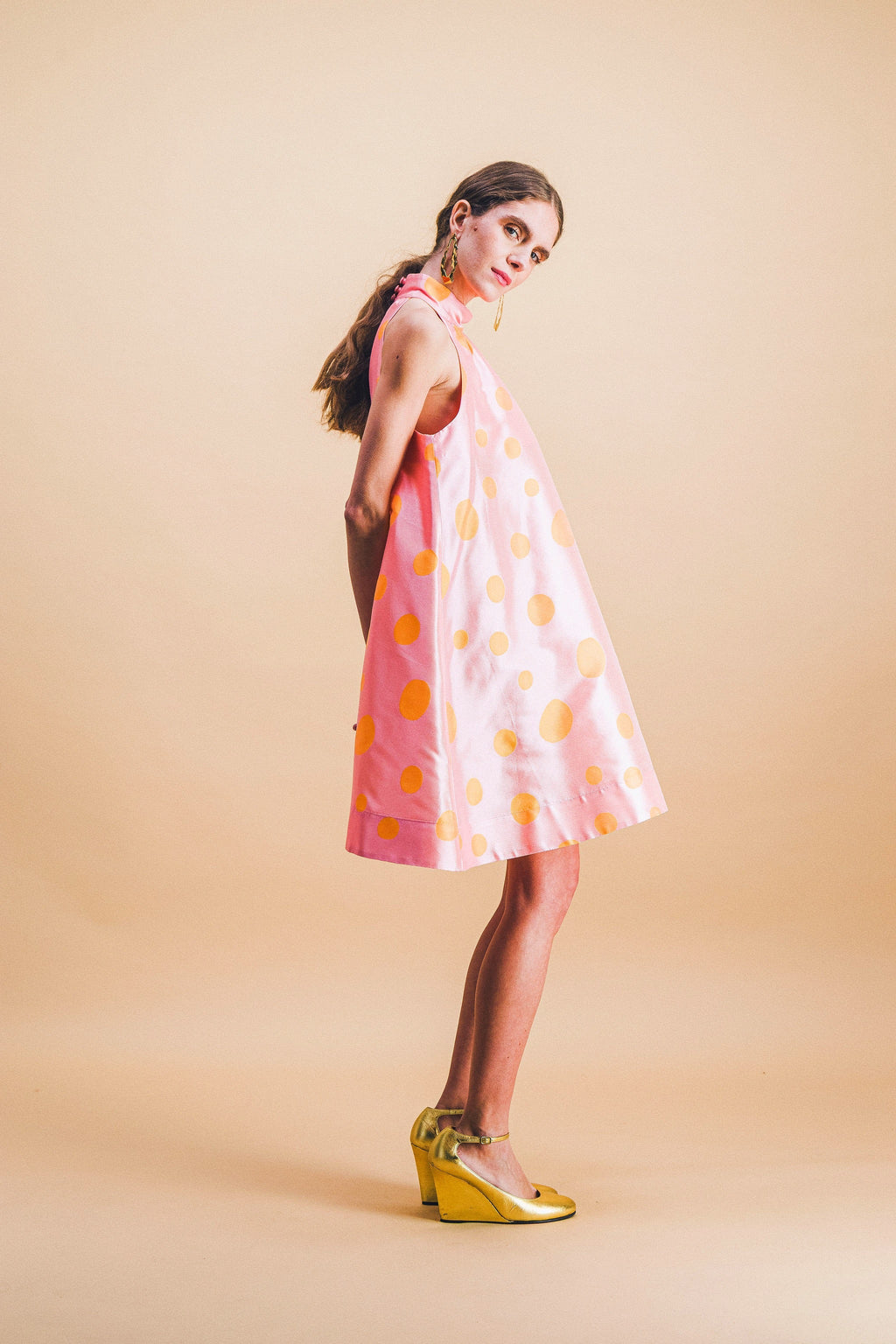 Paule Swinging Dot Dress