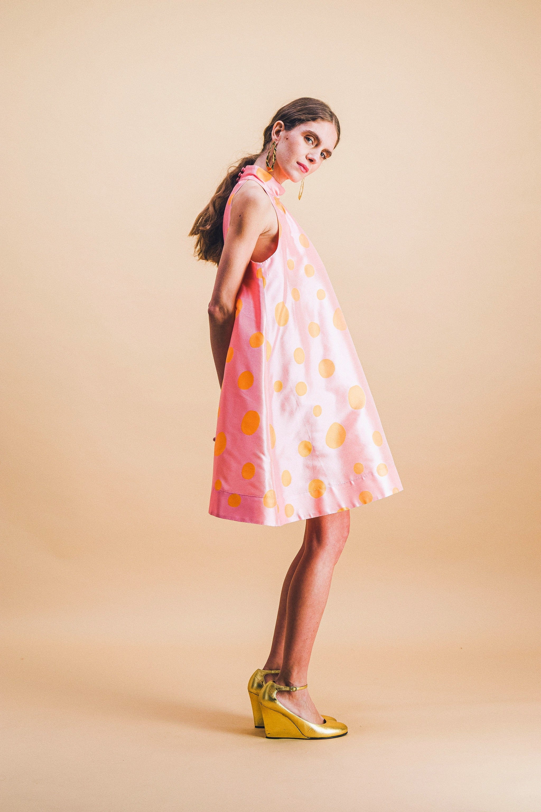 Paule Swinging Dot Dress
