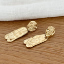 Boucles D'Oreilles "Rena" Acier