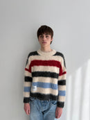 Mailles À Rayures Rouges