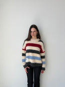 Mailles À Rayures Rouges