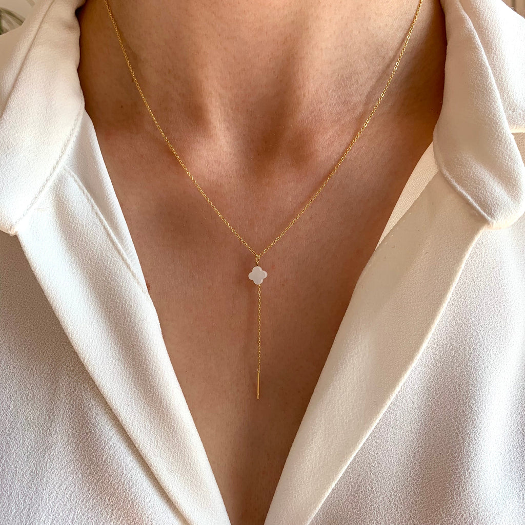 Collier En Y Trèfle