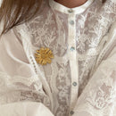 Broche pins "Agnes" acier-Broche-instants-plaisirs-Instants Plaisirs | Bijoux