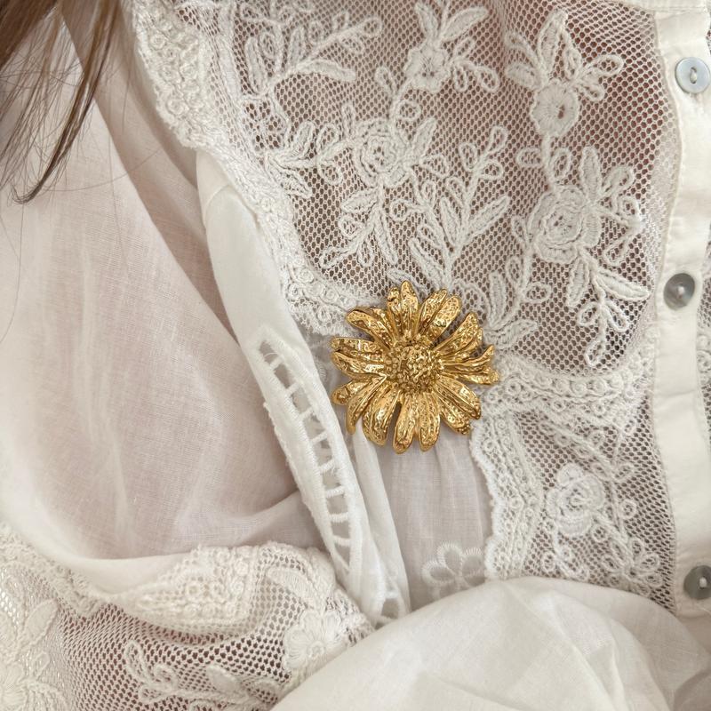 Broche pins "Agnes" acier-Broche-instants-plaisirs-Instants Plaisirs | Bijoux