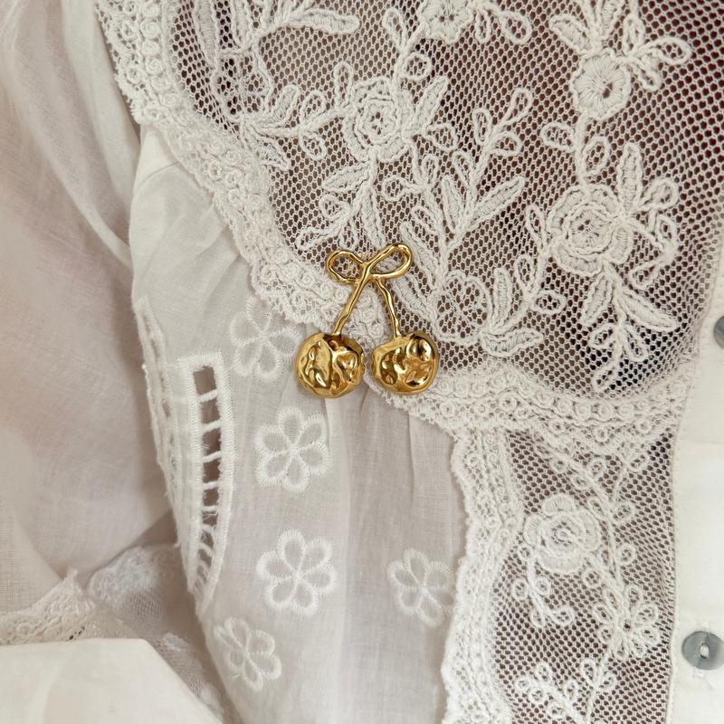Broche pins "Chery" acier-Broche-instants-plaisirs-Instants Plaisirs | Bijoux